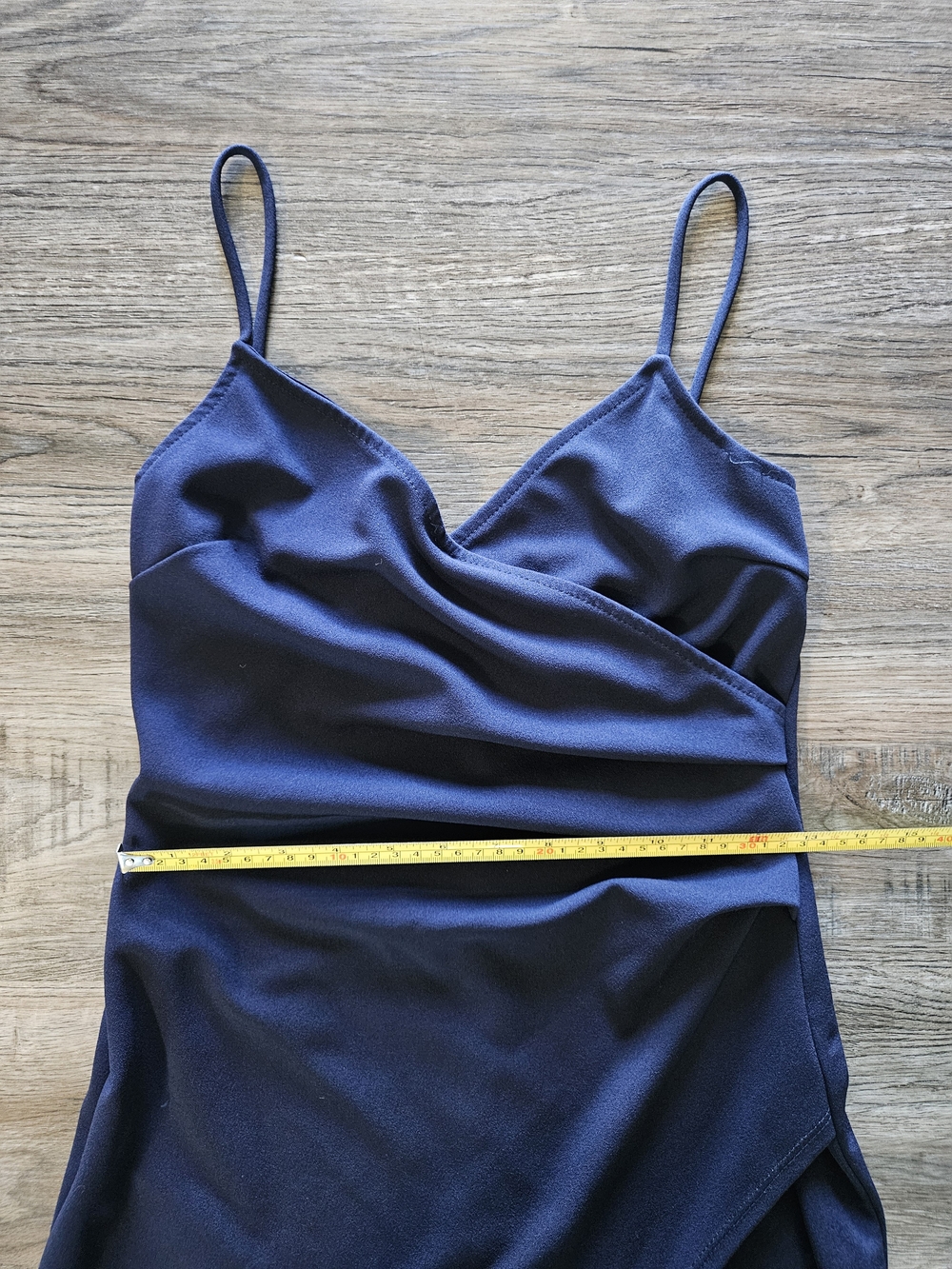 Lulu's Sweetest Admirer Navy Blue Ruched Surplice Maxi Slip Dress - Picture 8 of 13